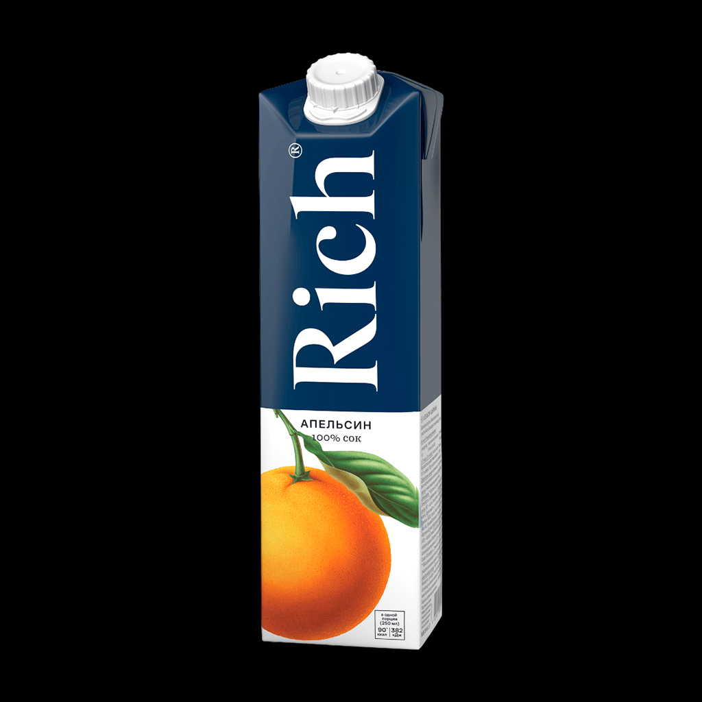 Сок Rich апельсиновый 1л
